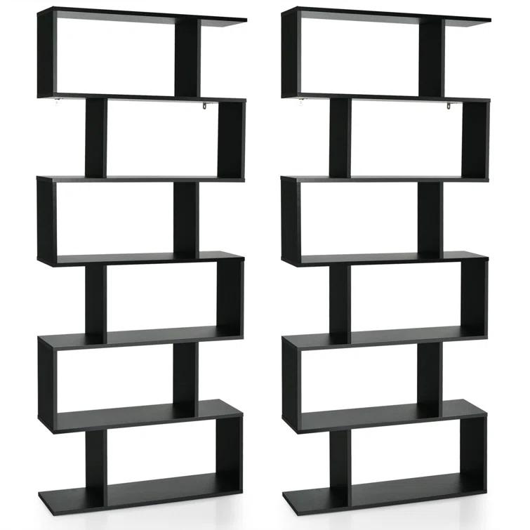 Latitude Run® Pomp Geometric Bookcase