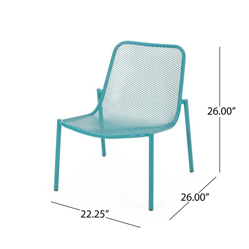 Corrigan Studio® Modern Elegant and Sophisticated Outdoor Dining Chairs (Set of 2)