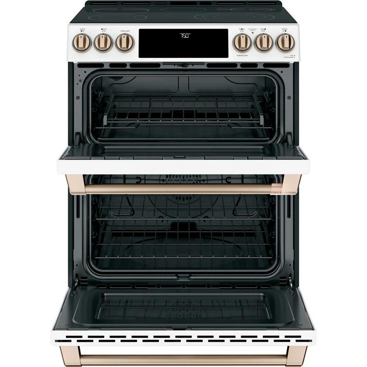 Café Café 30" 6.7 cu. ft. Smart Slide-in Electric Range with Convection and Radiant Cooktop CES750P4MW2