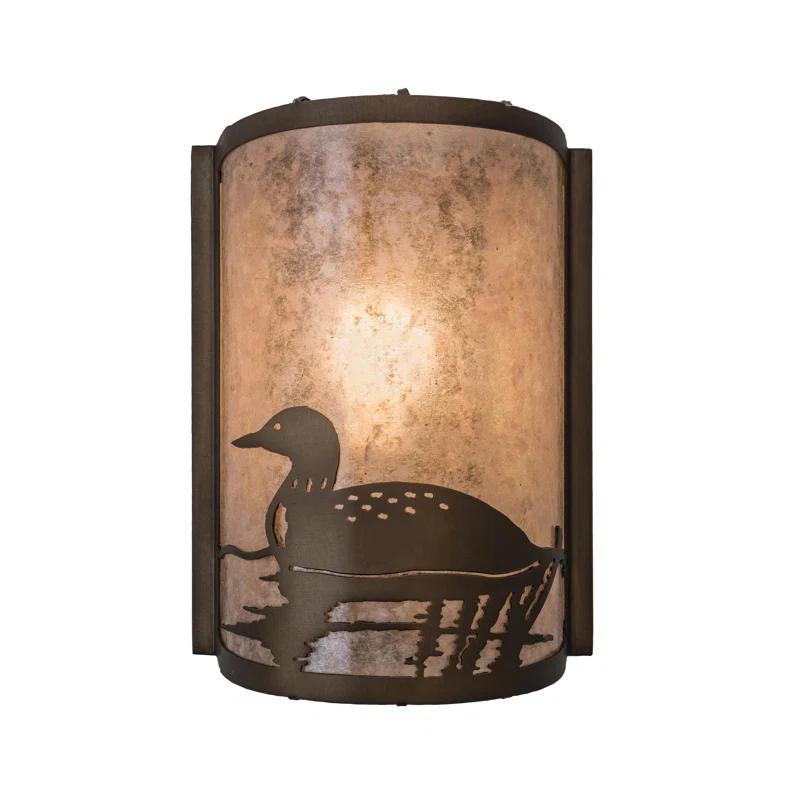 Meyda Lighting Rustic Lodge Flush Mounted Sconce