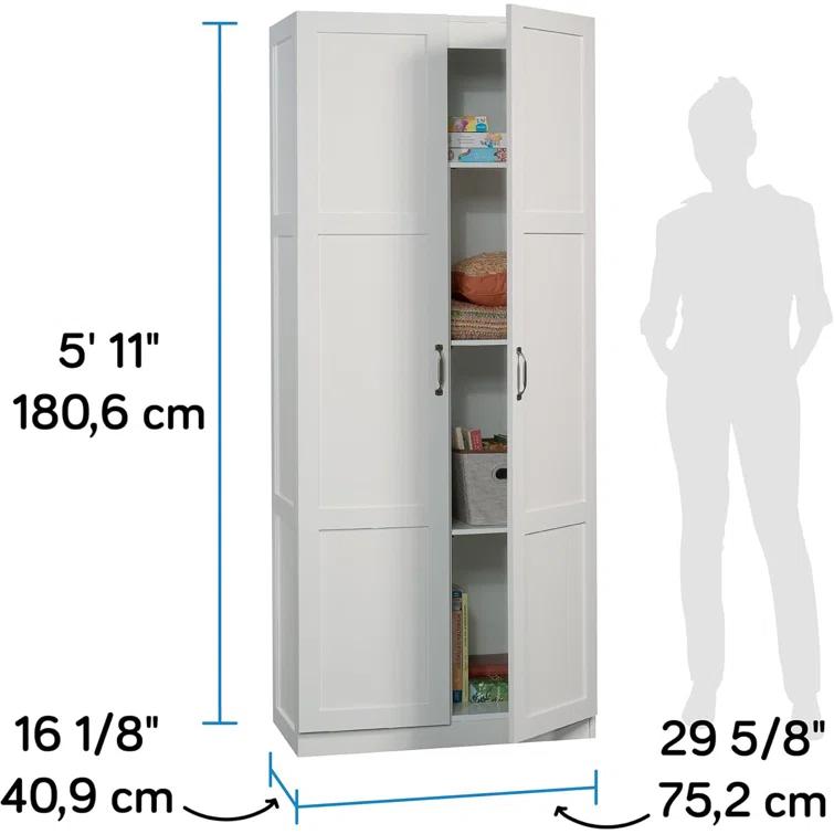 Lark Manor™ Select Storage Cabinet/ Pantry cabinets, White finish