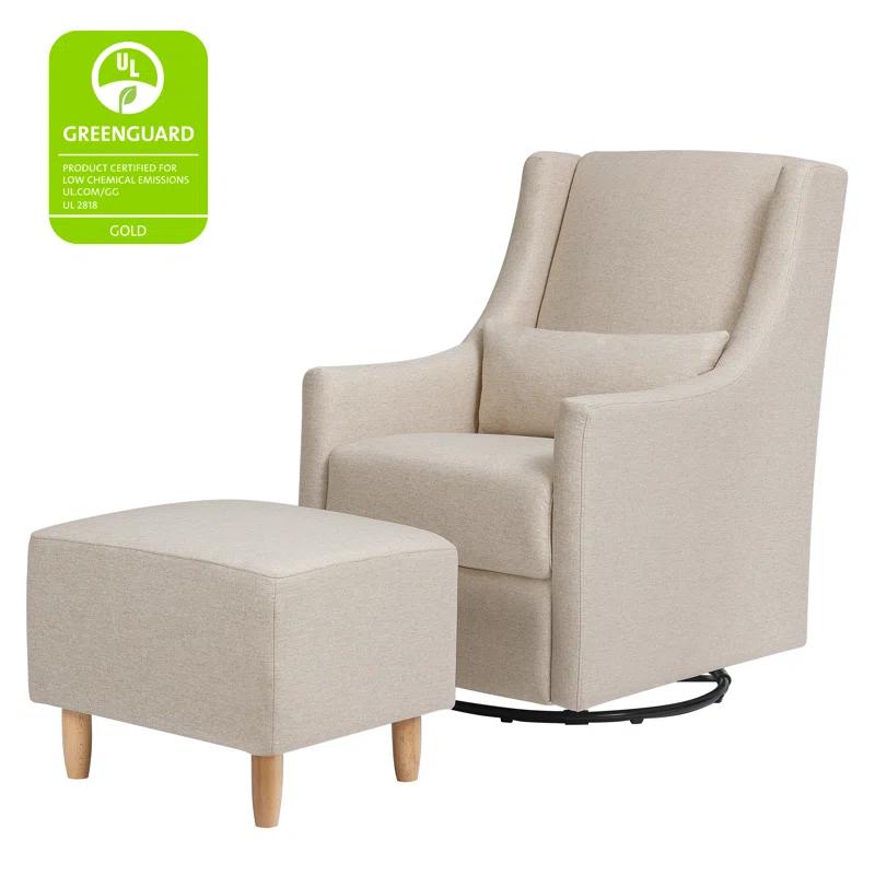 Toco Swivel Glider with Ottoman Set