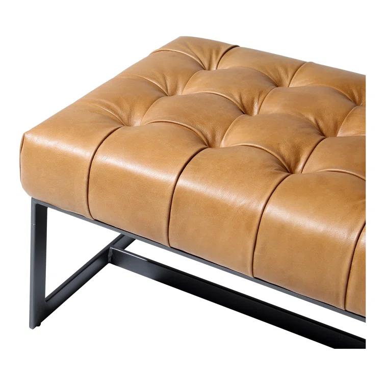 Ram Leather Bench (54")