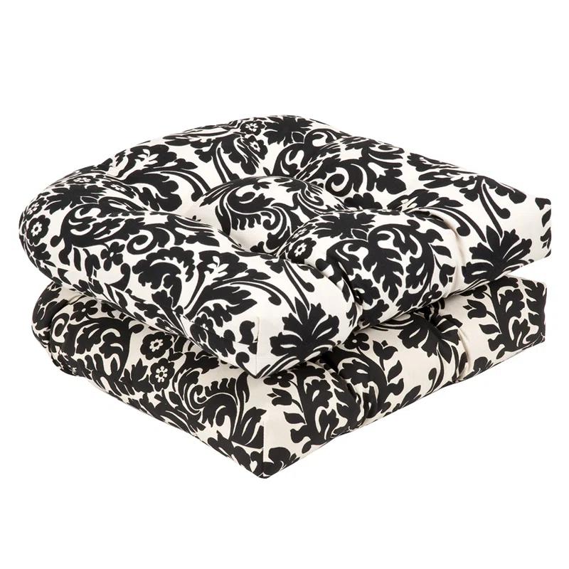 Pillow Perfect Outdoor 5'' Dining Chair Seat Cushion (Set of 2)