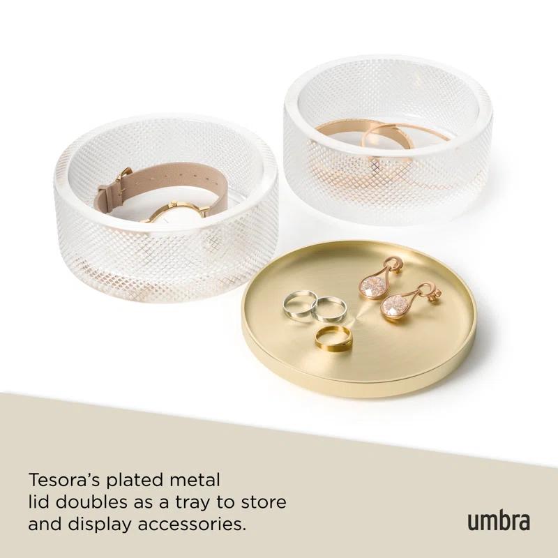 Umbra Tesora Glass Jewelry Storage Box