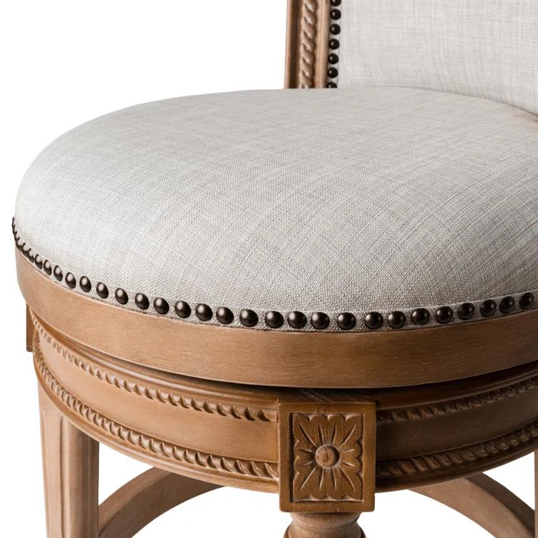 Maven Lane Maven Lane Pullman Stool with Fabric Upholstery