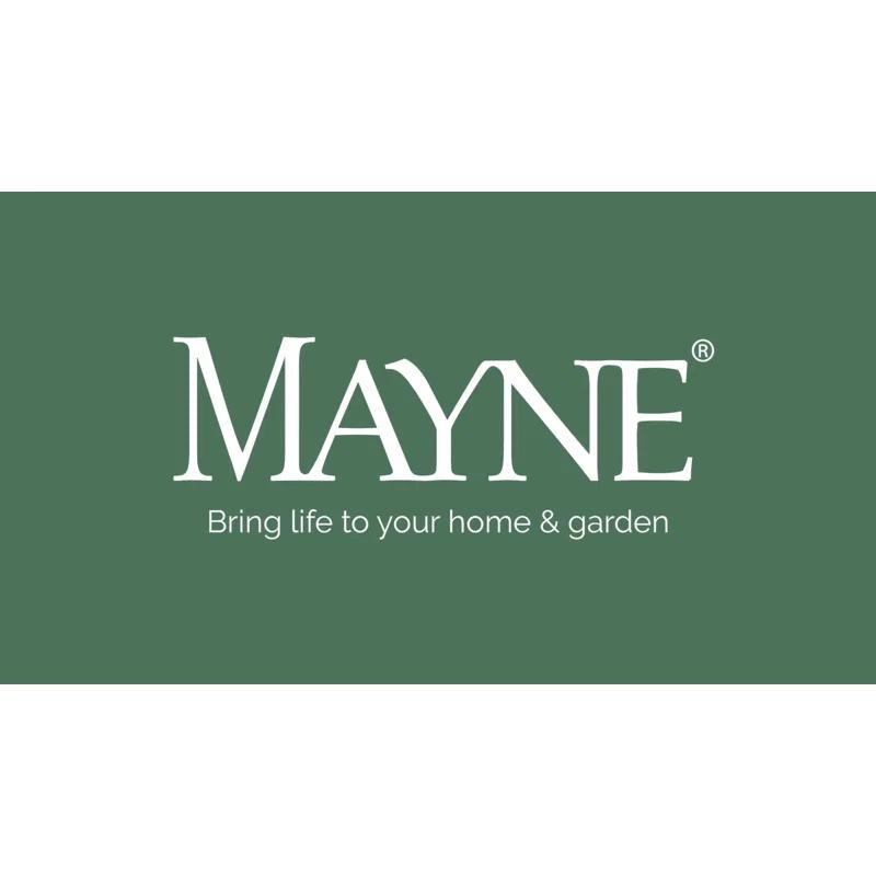 Mayne Inc. Lakeland Square Resin Planter with Water Reservoir