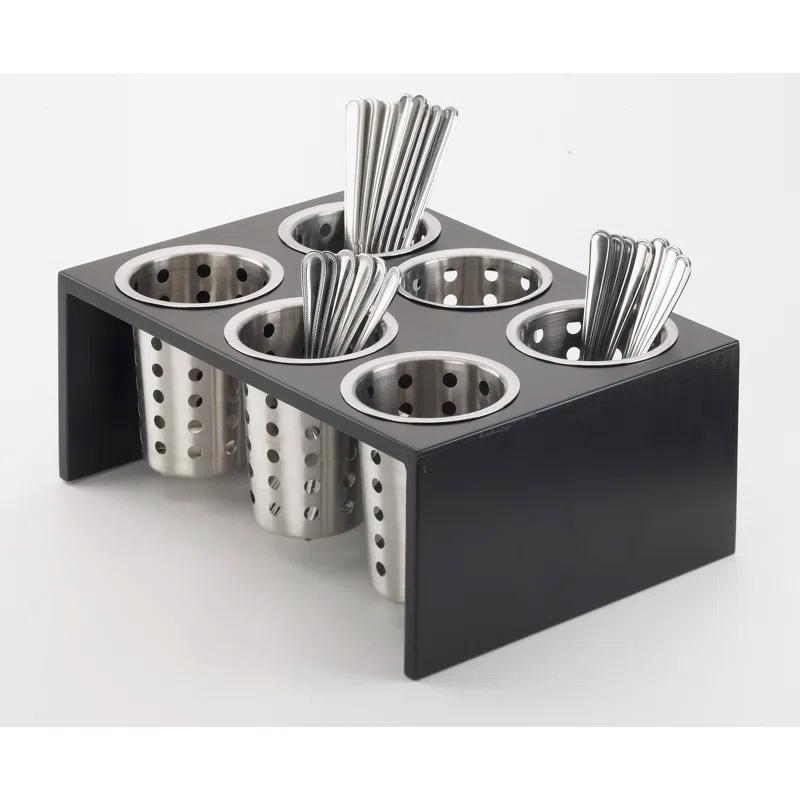 Cal-Mil 6-Cylinder Horizontal Flatware / Condiment Display