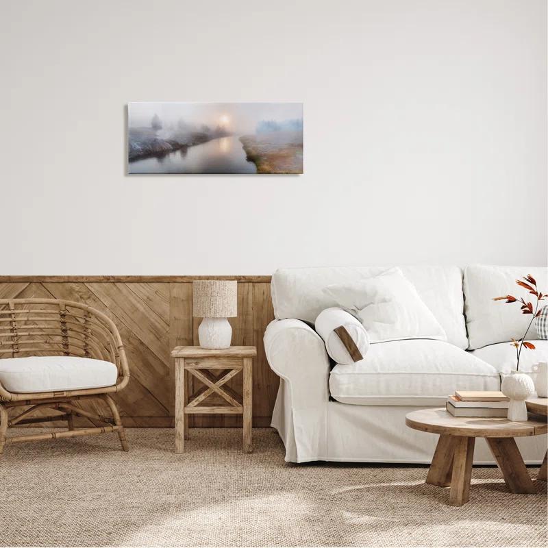 Stupell Industries " Foggy River At Dawn " by Lena Owens