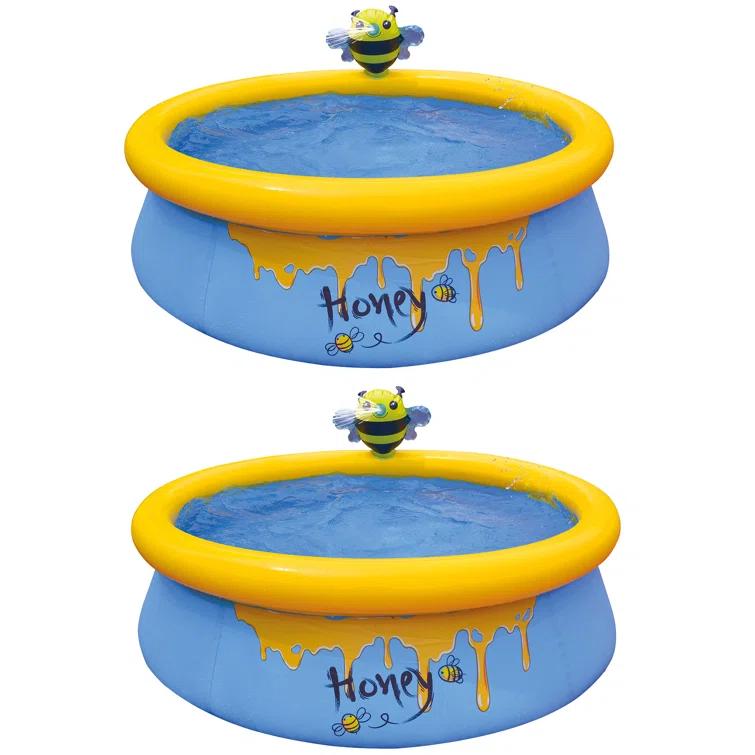 JLeisure Plastic Round Inflatable Pool 10'' H x 12'' W x 12'' L (Set of 2)