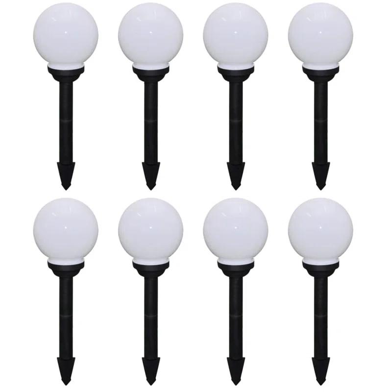 VidaXL Low Voltage Solar Powered Pathway Light (Set of 8)