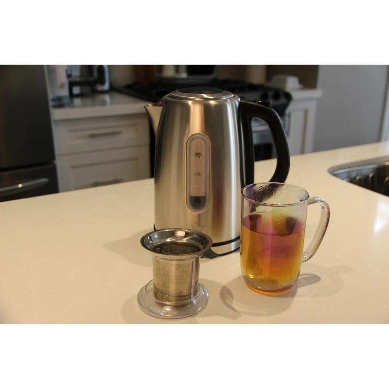 Salton 1.8 Qt. Stainless Steel Electric Tea Kettle