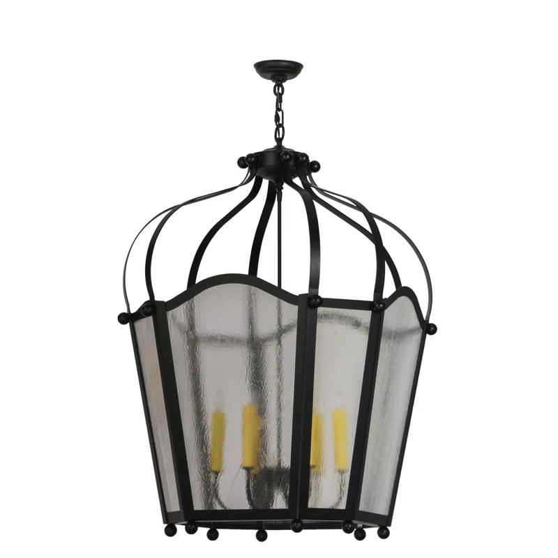 Citadel 6 - Light Blackwash Lantern Pendant
