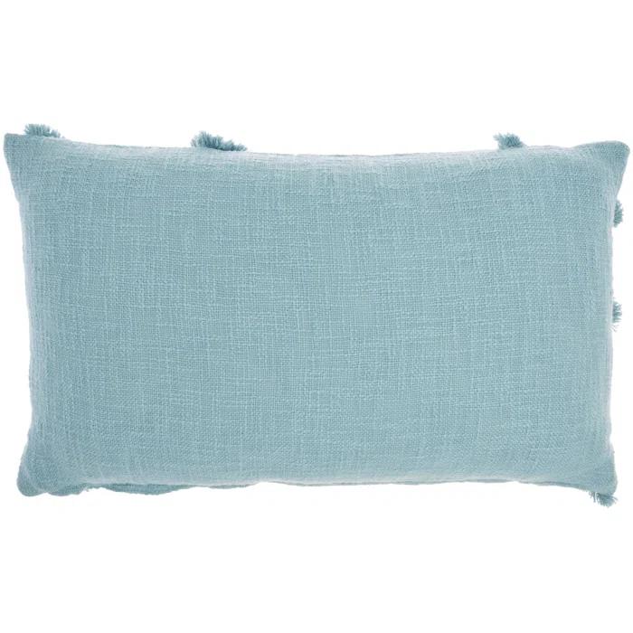 George Oliver Britney Ruffled Cotton Throw Pillow