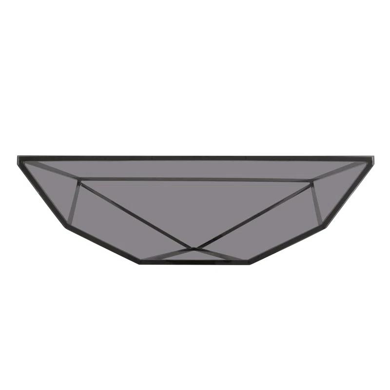Abler 55'' Glass Top Console Table