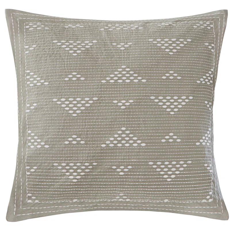 INK+IVY Square Cotton Pillow Cover & Insert