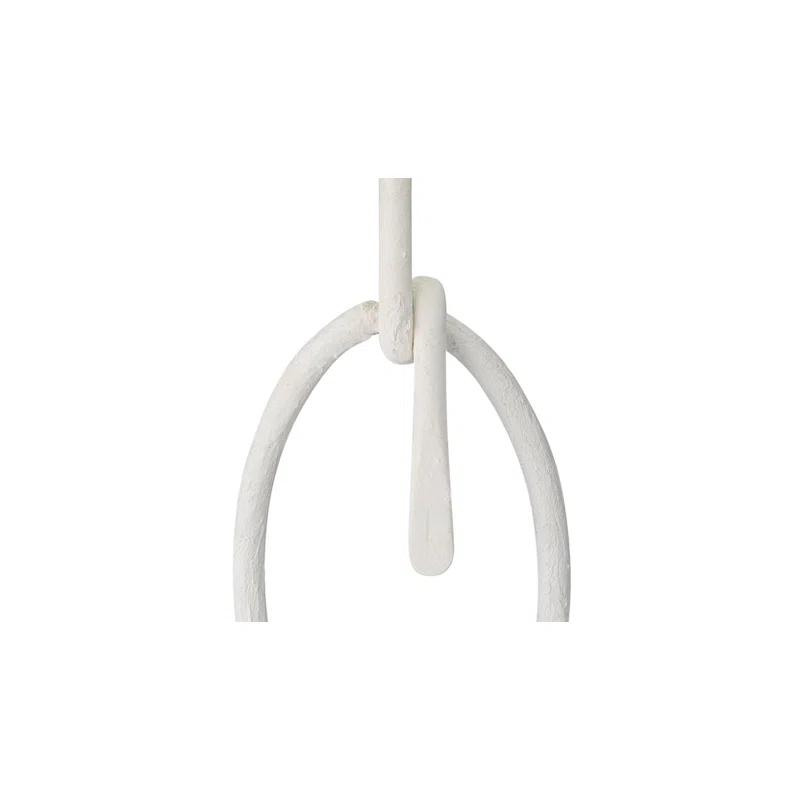 Knot 71'' White Traditional Floor Lamp