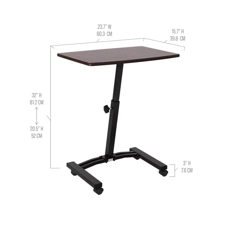 Seville Classics AIRLIFT® 24'' W Rolling Desk or Stand with Wheels & Reviews | Wayfair
