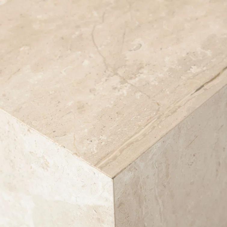 Diamond Sofa Ark End Table Collection Marble Top End Table