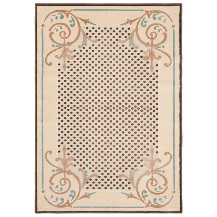 Martha Stewart Rugs Scrollwork Martha Stewart Performance Polka Dots Rug | Wayfair