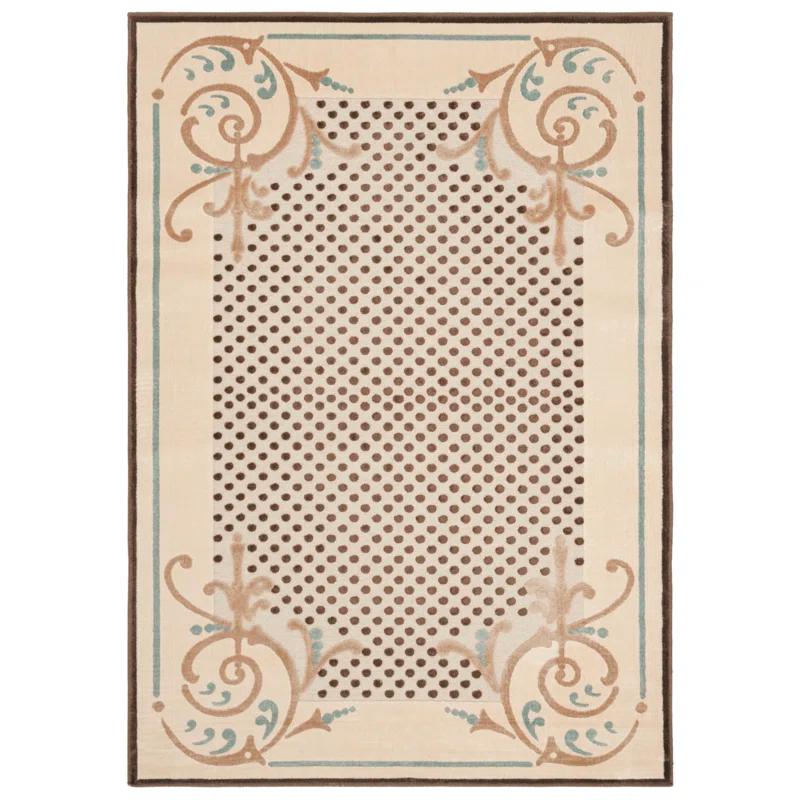 Martha Stewart Rugs Scrollwork Martha Stewart Performance Polka Dots Rug | Wayfair