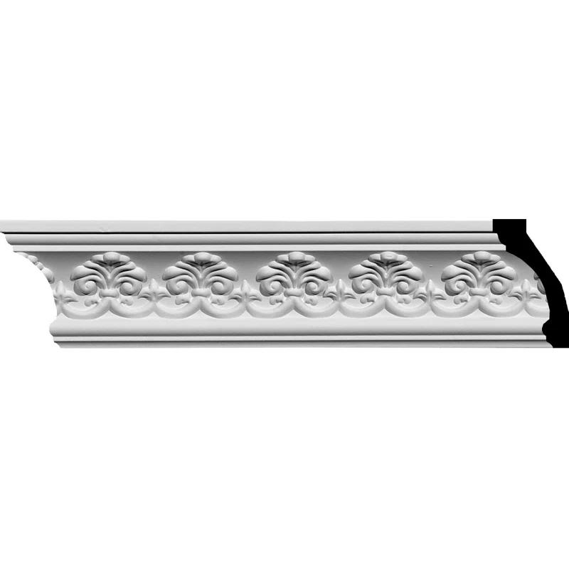 Ekena Millwork 3 7/8"H x 2 1/8"P x 4 1/2"F x 94 1/2"L Hampshire Crown Molding
