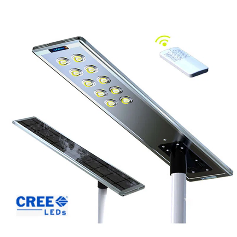 eLEDing ELEDing Outdoor LED Motion Sensor Street Light with Solar Panels
