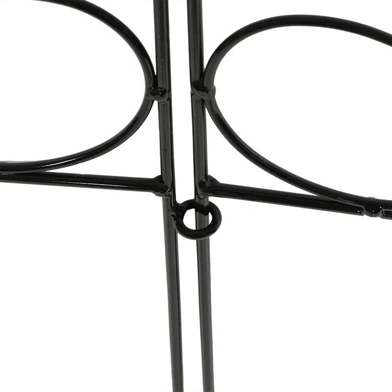 SunnyDaze Decor Traditional 24" x 24" Steel Decorative Garden Fence Panels (Set of 5)
