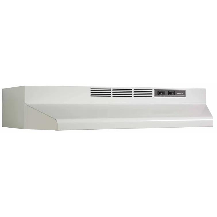 Broan NuTone Broan NuTone 30" Steel 160 CFM Convertible Under Cabinet Range Hood with Mesh Filter F403023