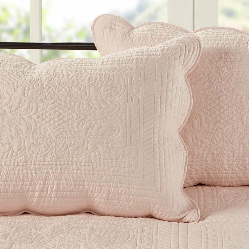 Madison Park Tuscany Scalloped Edge Quilt Set