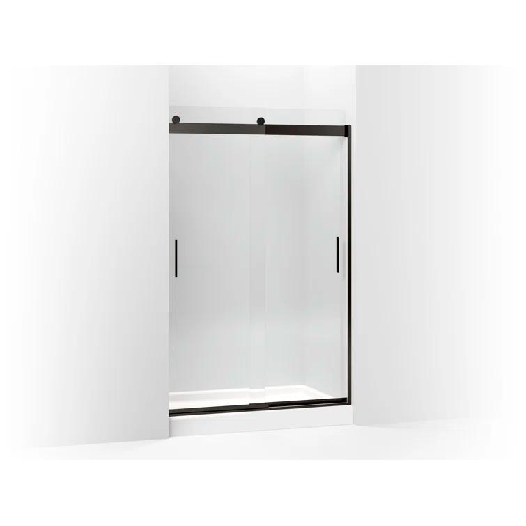 Kohler Levity 47.63" x 74" Double Sliding Shower Door with Blade Handles with CleanCoat® Technology K-706010-L-ABZ