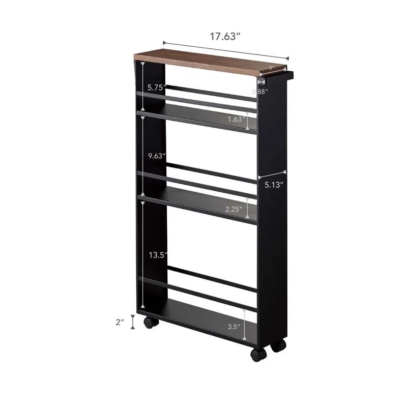 Tower Slim Rolling Storage Cart with Handle
