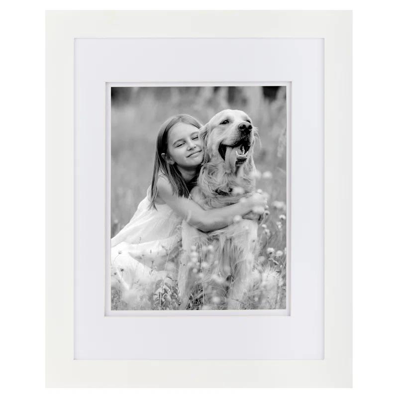 Gallery Solutions Gallery Solutions Wall Mount Double Airfloat Mat Picture Frame