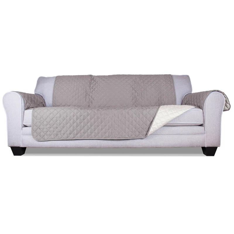 FurHaven Reversible Water-Resistant Small Sofa Loveseat Cover Furniture Protector