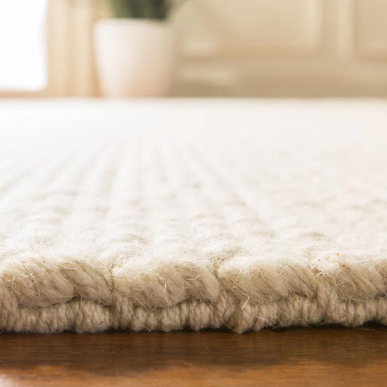 Handmade Tufted Wool Stripe Rectangular 6' x 9' Rug