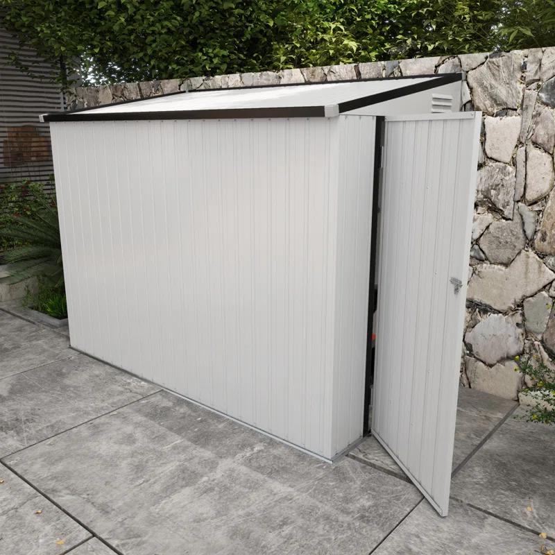 Outsunny Metal Lean-to Storage Shed