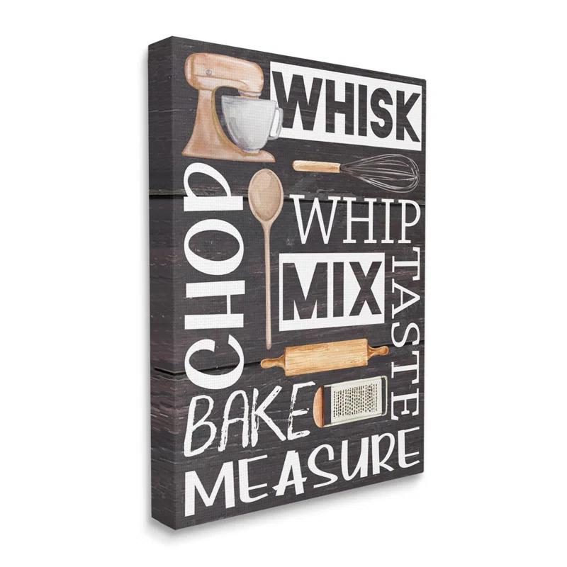 Stupell Industries " Various Baking Tools Kitchen " by ND Art