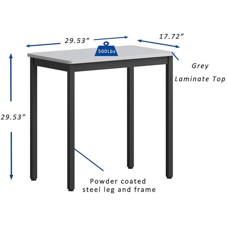 Lorell Table, Utility, Gray
