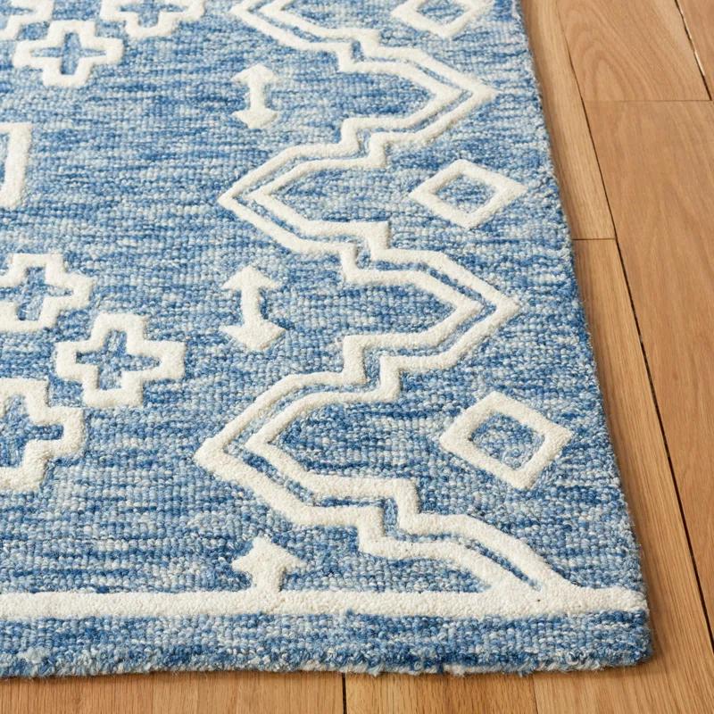 Union Rustic Abbey-Louise Hand Tufted Wool Southwestern Rug