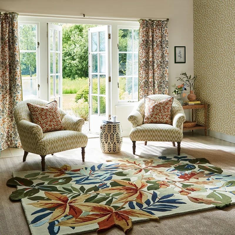 Wool Floral Rug