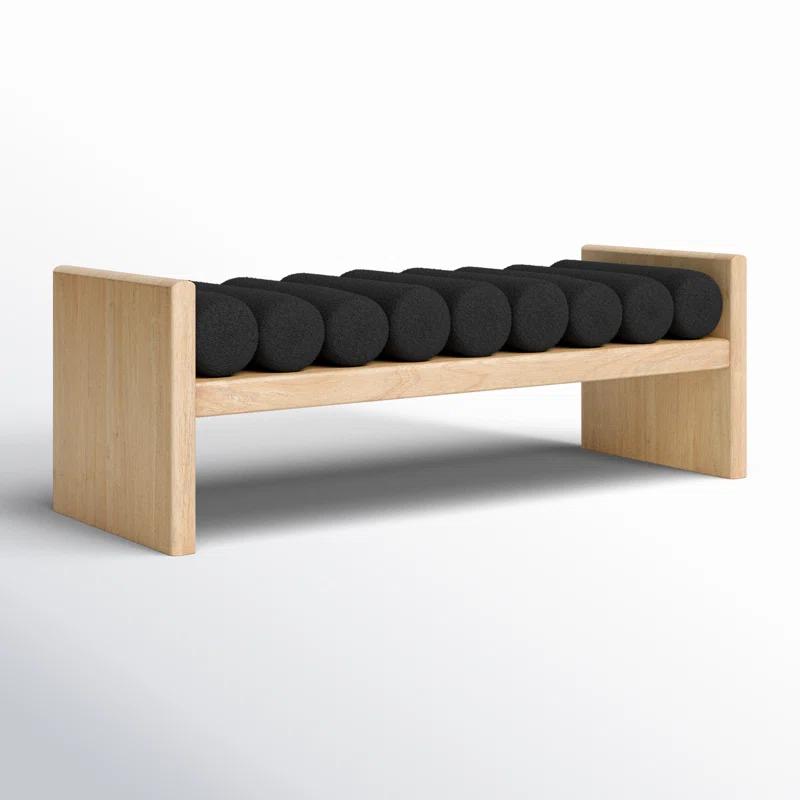 Reeves Boucle Wood Bench