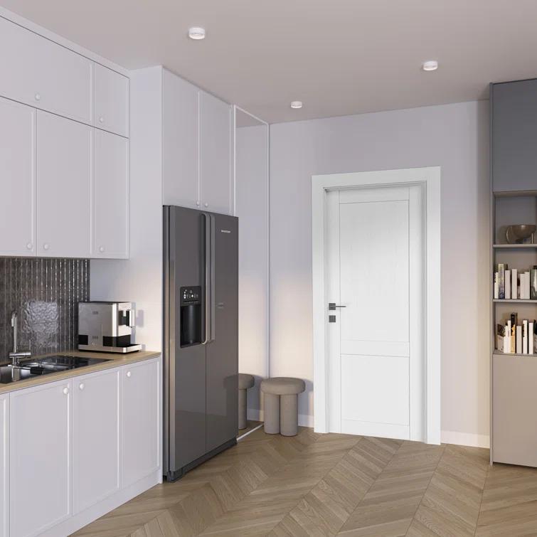 Belldinni Solid + Manufactured Wood Paneled Slab Door