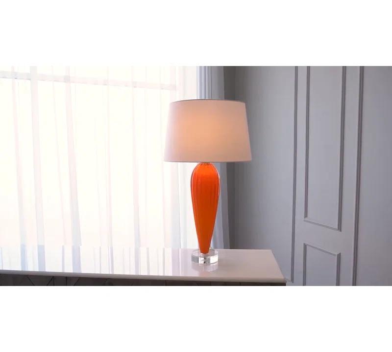 Global Views Teardrop Glass Lamp