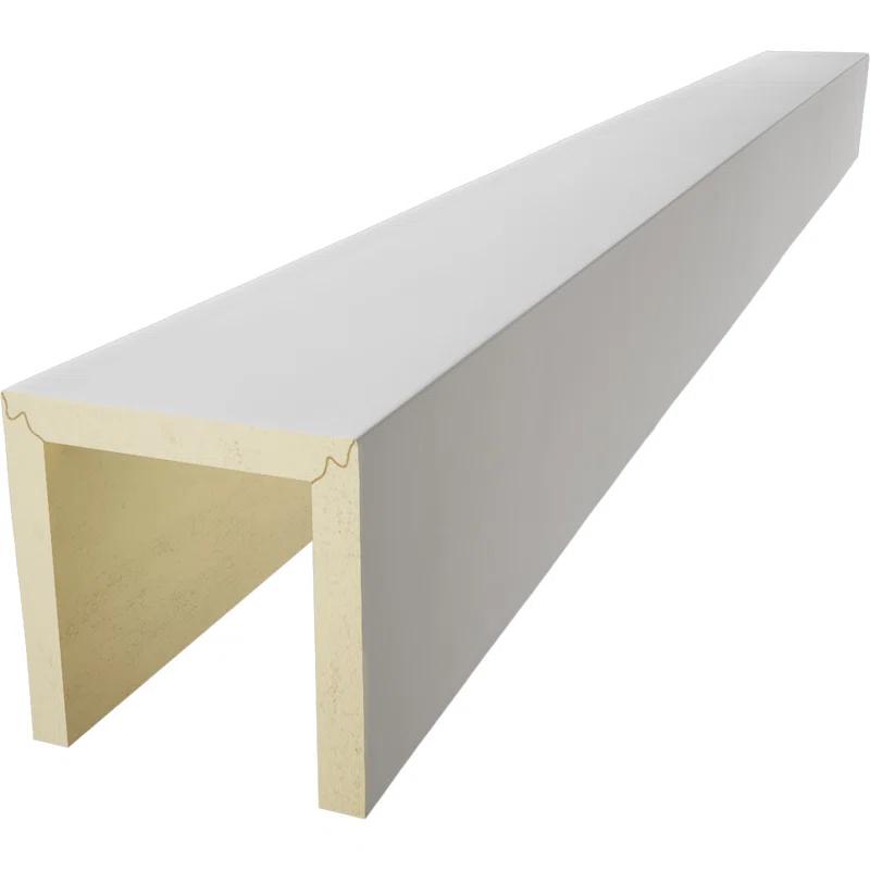 Ekena Millwork Timberthane Rustic Smooth Faux Wood 3-Sided Beam (U-beam)