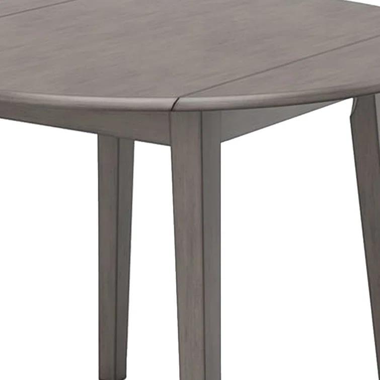 Benjara Ora Extendable Round Dining Table