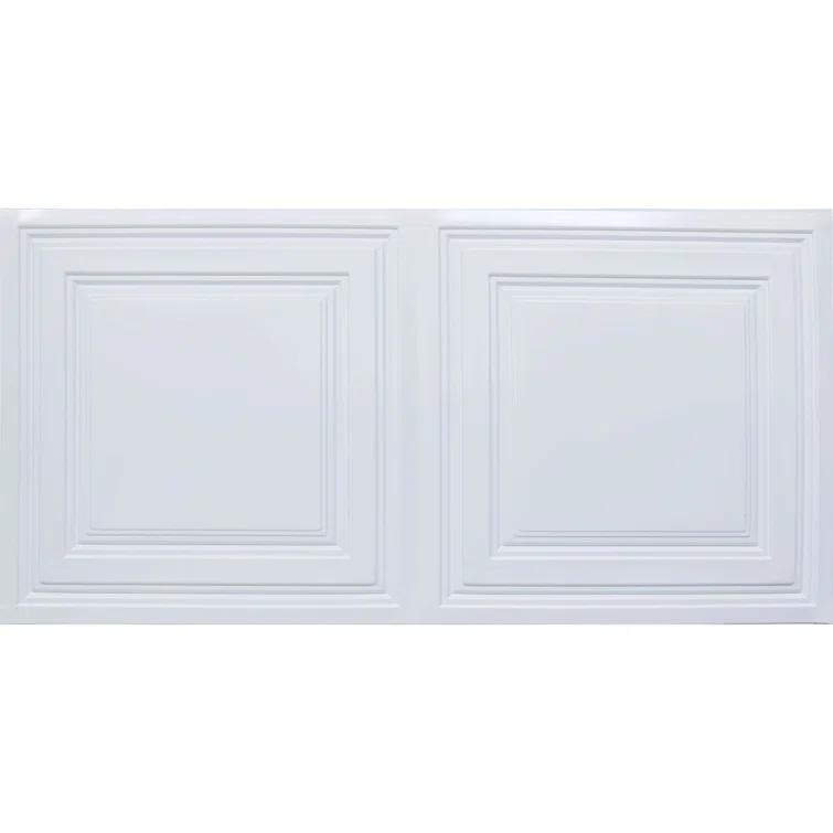 FromPlainToBeautifulInHours Economy Drop-In PVC Ceiling Tile (Set of 10)