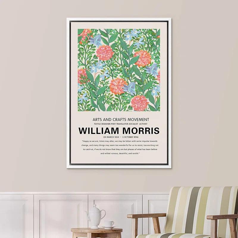 SIGNLEADER " Rose Flower Garden Nature Wilderness Illustrations " by William Morris