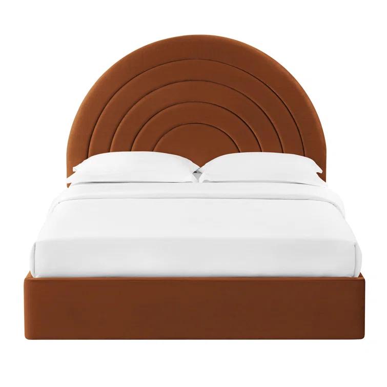 Modway Solana Arched Performance Velvet Platform Bed