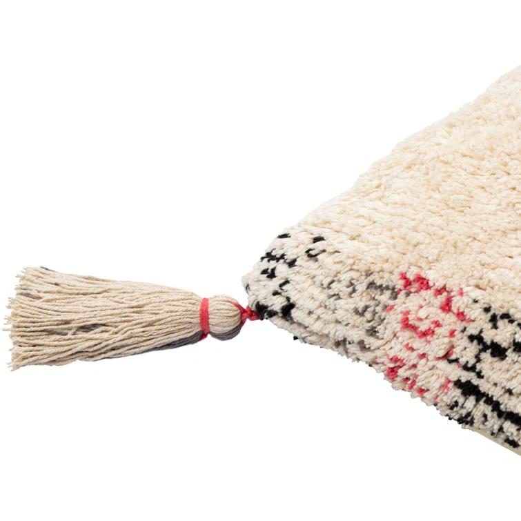 Livabliss Tassels Down Throw Pillow