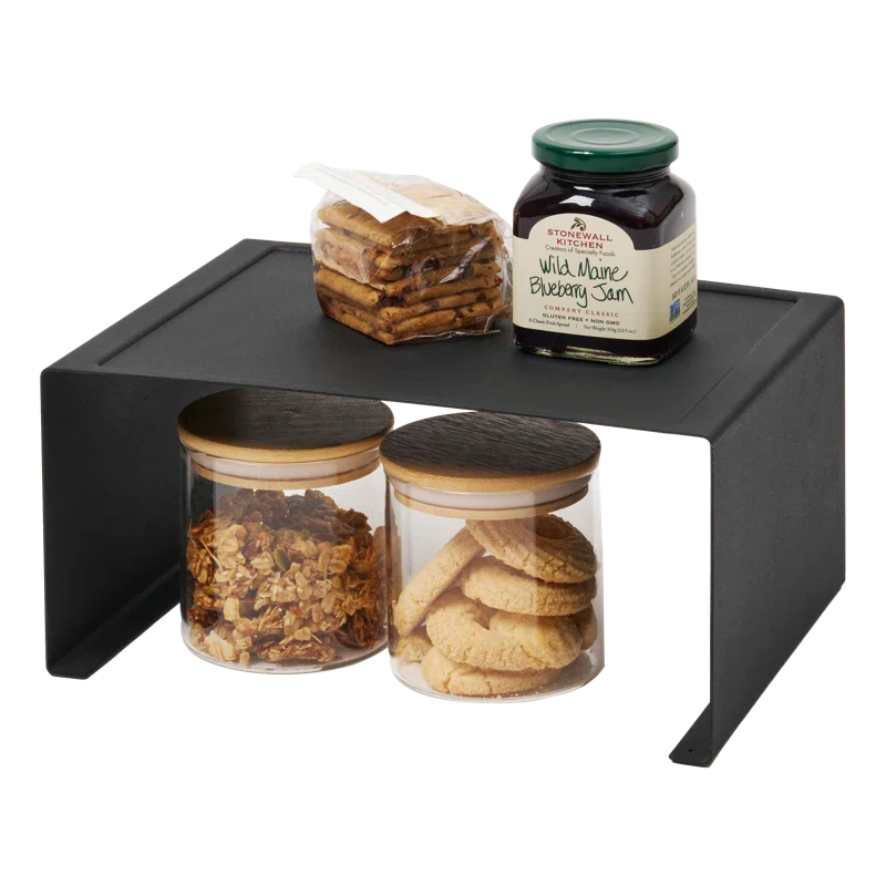 Yamazaki Tower Large Black Kitchen Steel Rack